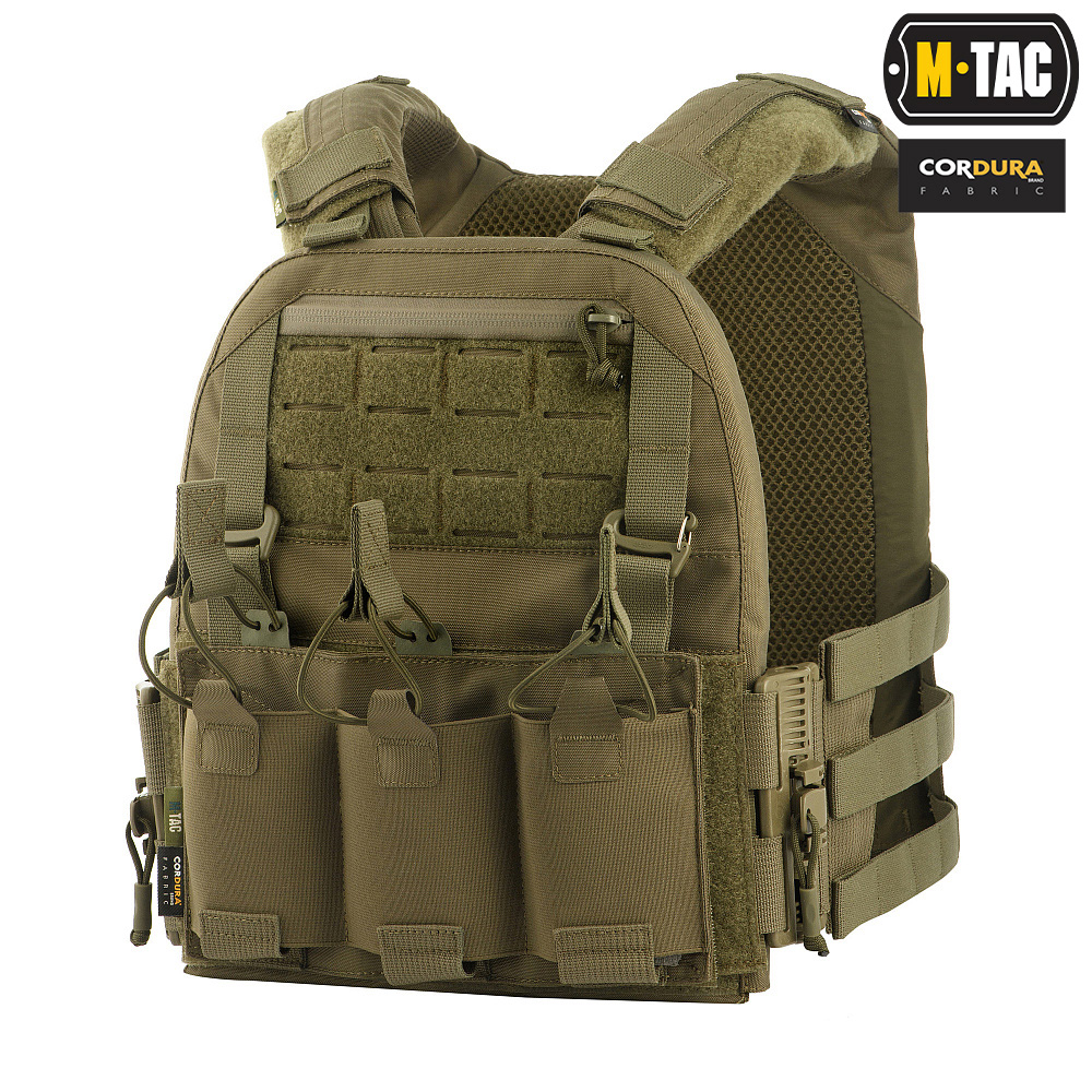 M-Tac Plate Carrier Cuirass QRS Ranger Green 4