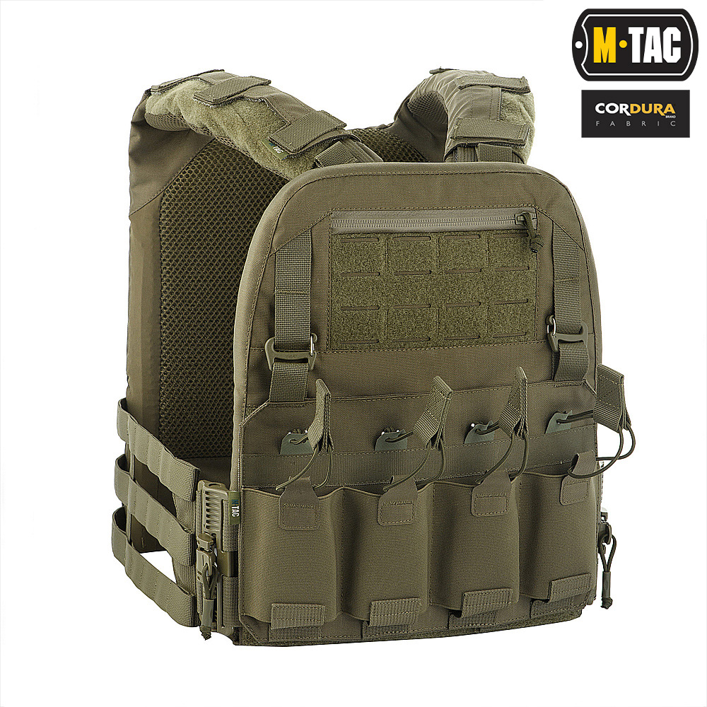 M-Tac Plate Carrier Cuirass QRS XL Ranger Green 2