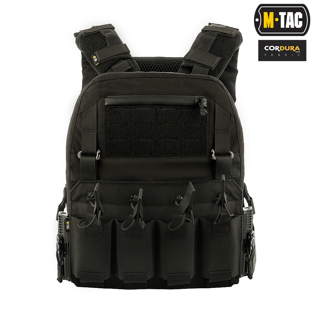 M-Tac Plate Carrier Cuirass QRS XL Negru 2