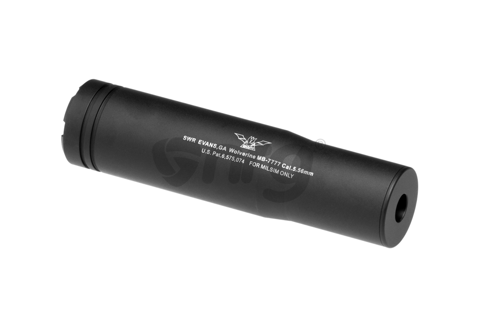 Madbull amortizor SWR Wolverine 152x38mm Negru