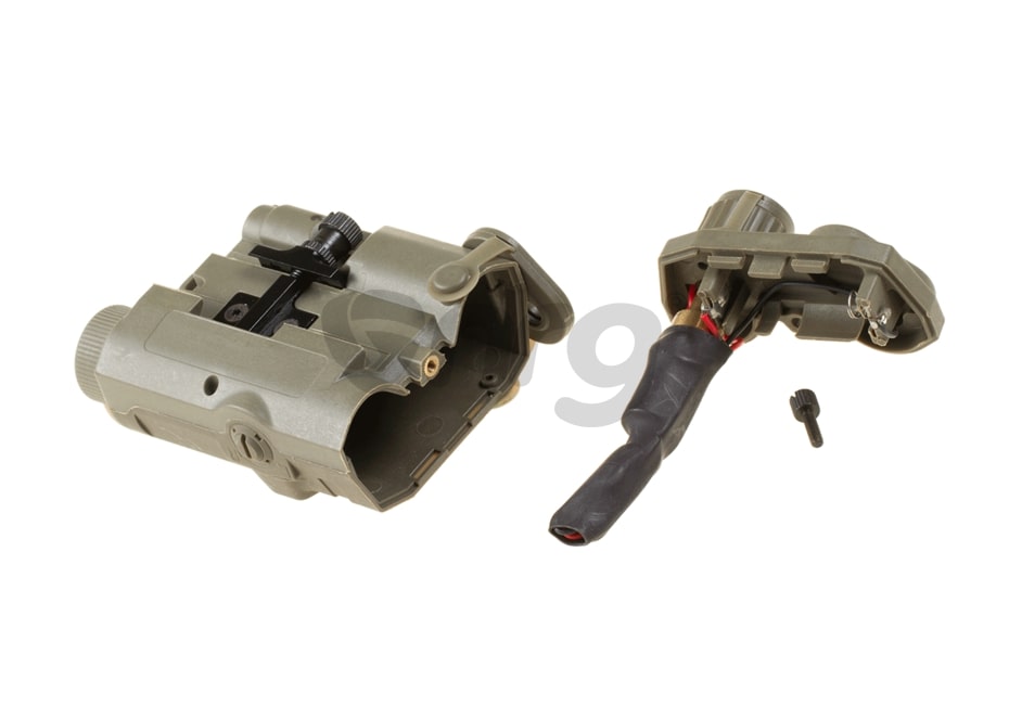 FMA an/peq-15 cutie cu modul laser Verde Dark Earth 3