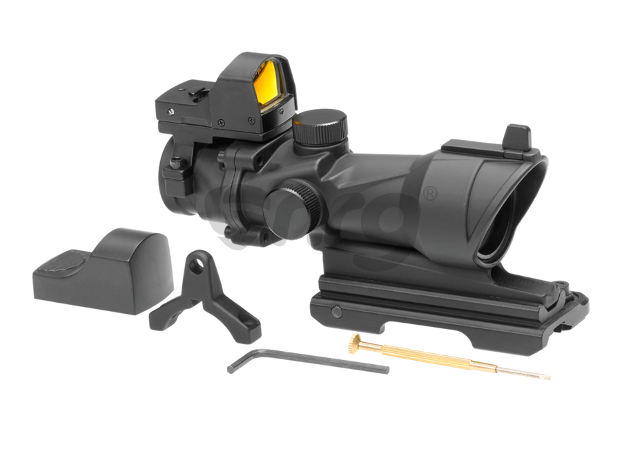 Aim-O combo combat scope ACOG 4x32 / Reflex Sight QD Negru 6