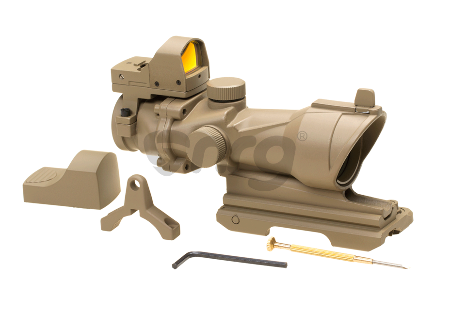 Aim-O combo combat scope ACOG 4x32 / Reflex Sight QD Desert 6
