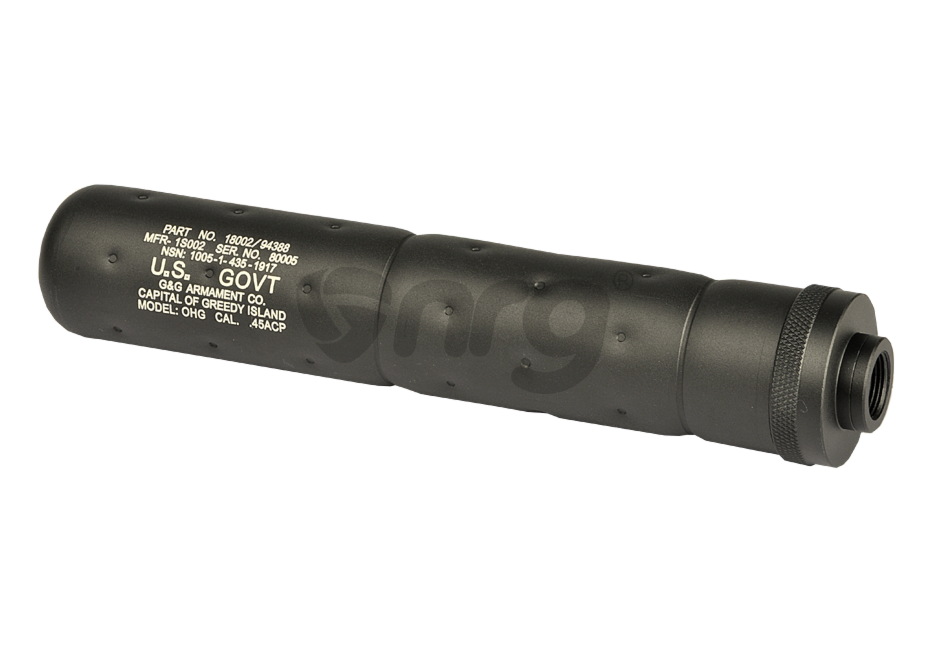 G&G amortizor SOCOM lung 190x35mm CW Negru 2