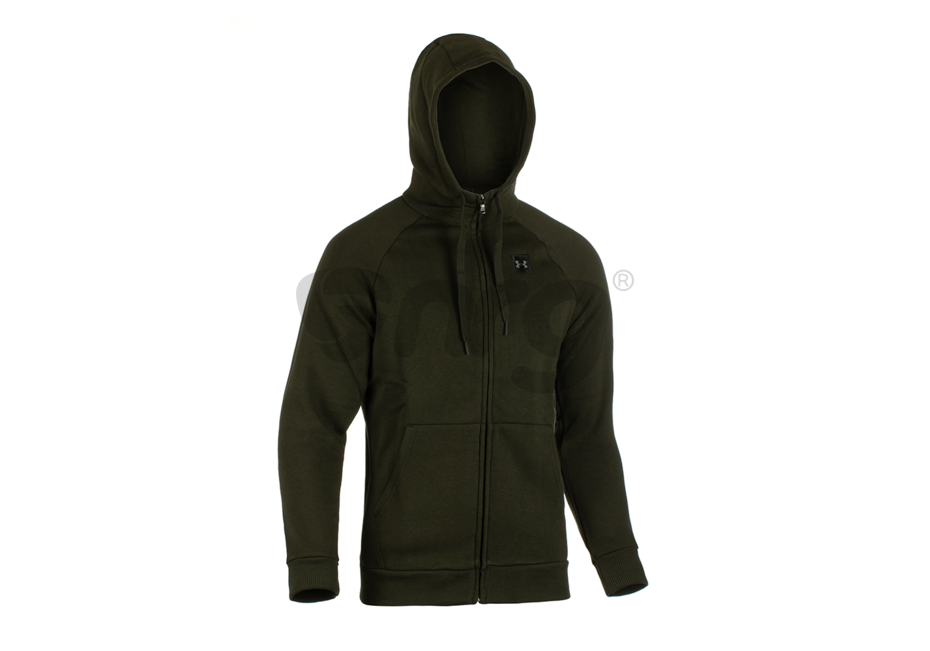 Under Armour hanorac cu fermoar UA Rival Fleece Zip Olive XXL