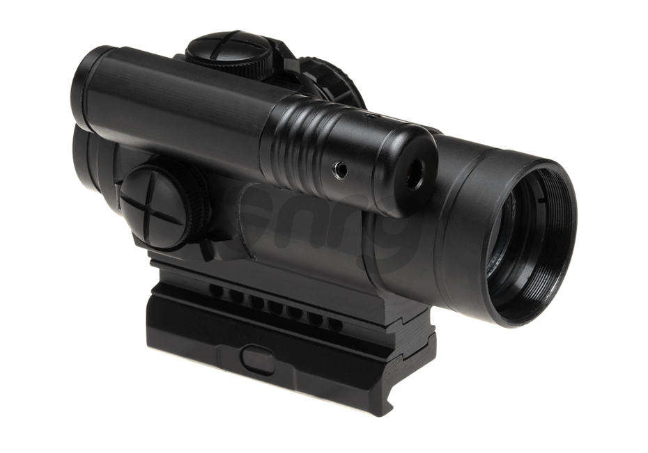 Aim-O red dot M4 cu laser Negru 4