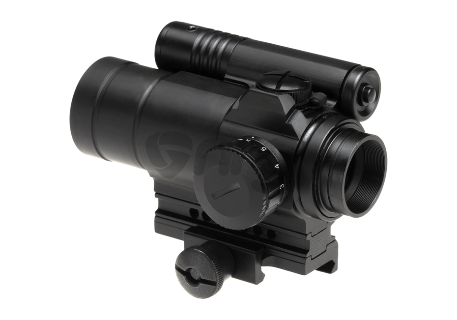 Aim-O red dot M4 cu laser Negru 5