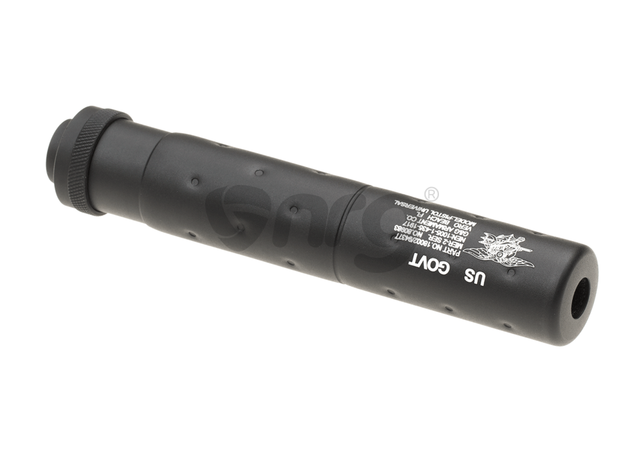 G&G amortizor SOCOM scurt 170x30mm CW Negru 3