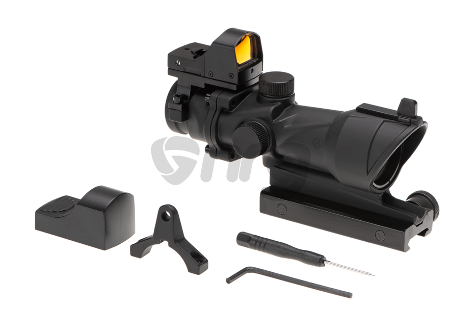 Aim-O combo combat scope ACOG 4x32 / Reflex Sight Negru 6