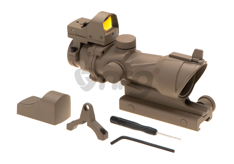 Aim-O combo combat scope ACOG 4x32 / Reflex Sight Desert 6