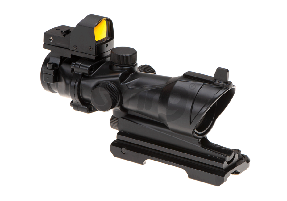 Aim-O combo combat scope ACOG 4x32IR / Reflex Sight QD Negru 7