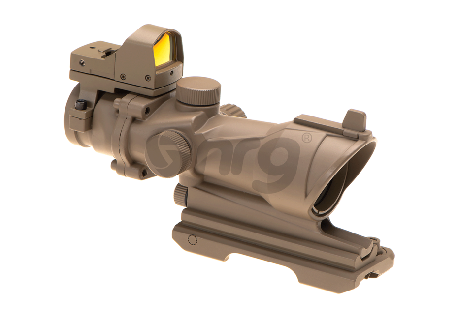 Aim-O combo combat scope ACOG 4x32IR / Reflex Sight QD Desert 7