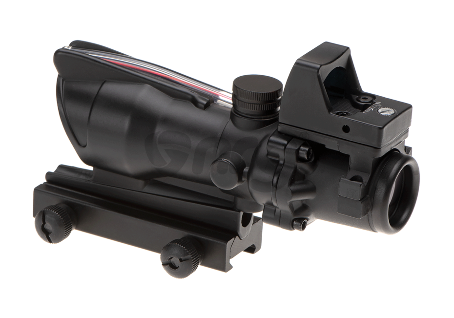 Emerson combo battle scope ACOG 4x32 / Reflex Sight Fibra Negru 7