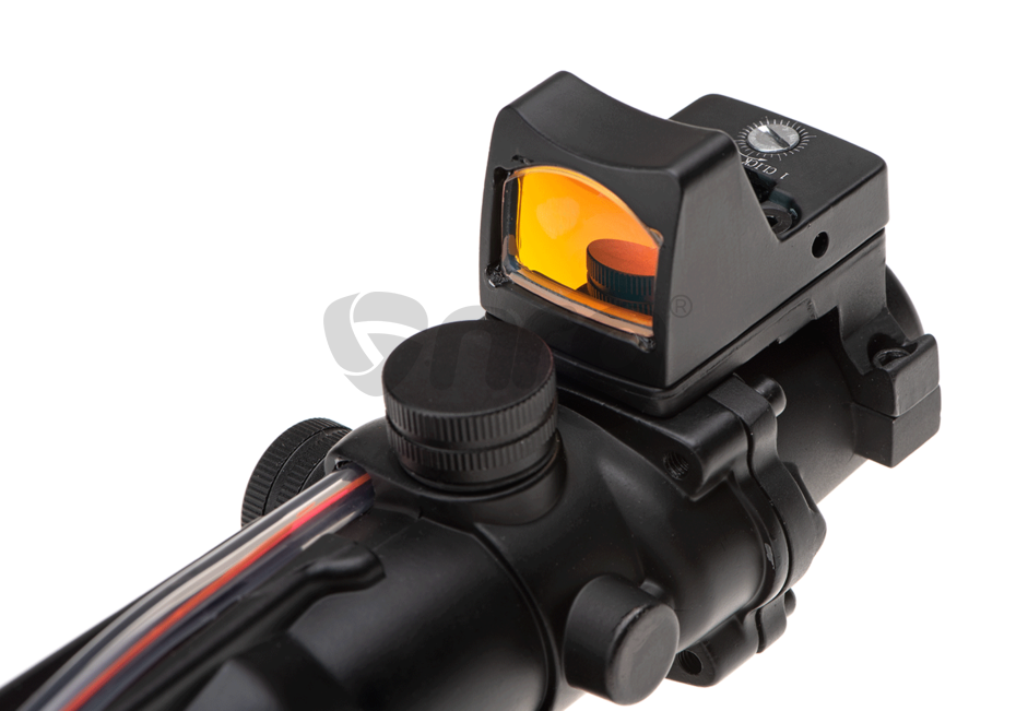 Emerson combo battle scope ACOG 4x32 / Reflex Sight Fibra Negru 4