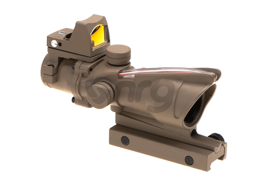 Aim-O combo combat scope ACOG 4x32C / Reflex Sight Fibra Desert 9