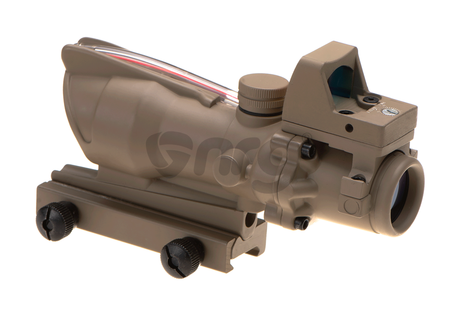 Aim-O combo combat scope ACOG 4x32C / Reflex Sight Fibra Desert 6