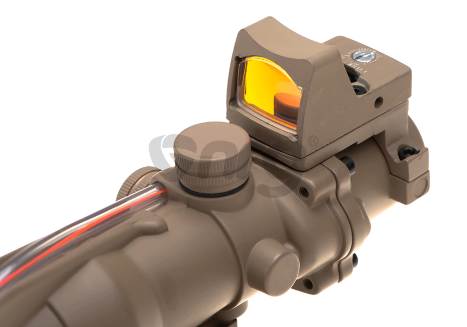 Aim-O combo combat scope ACOG 4x32C / Reflex Sight Fibra Desert 4