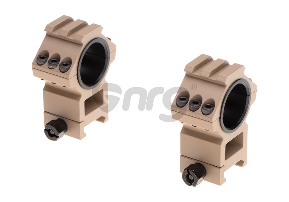 Aim-O inele pentru luneta Top Rail 25.4mm / 30mm inalte Desert