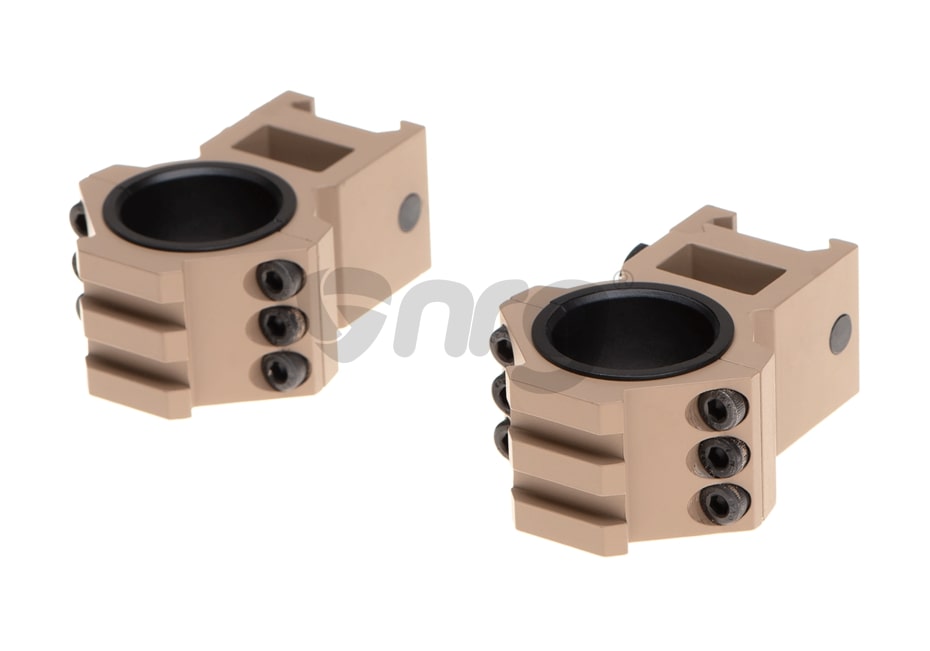 Aim-O inele pentru luneta Top Rail 25.4mm / 30mm inalte Desert 3
