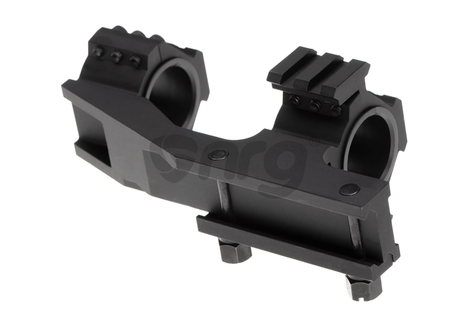 Aim-O inele pentru luneta cu montura Tri-Side Rail 25.4mm / 30mm Negru 2