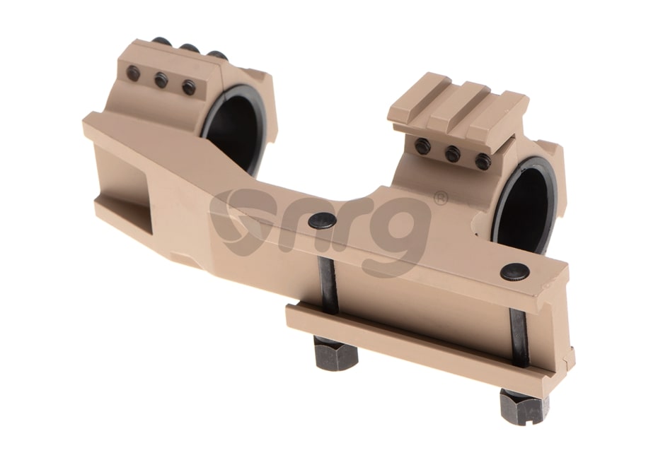 Aim-O inele pentru luneta cu montura Tri-Side Rail 25.4mm / 30mm Desert