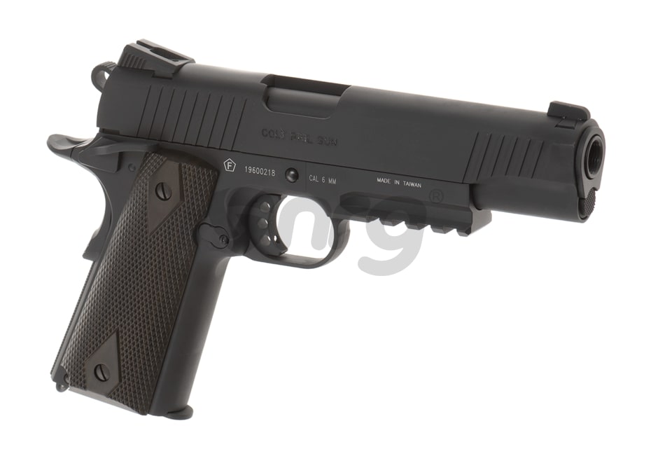 Colt 1911 Rail CO2 Negru 4