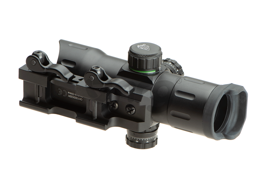 Leapers T-Dot Rosu/Verde ITA 6 Inch Negru 7