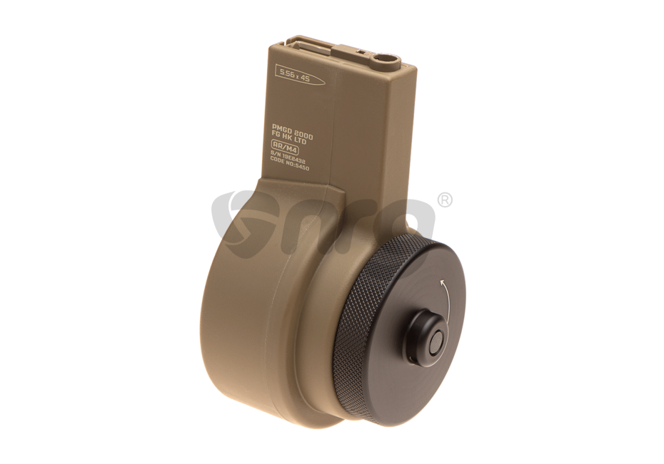 Ares incarcator M4 drum mag  Tan 3