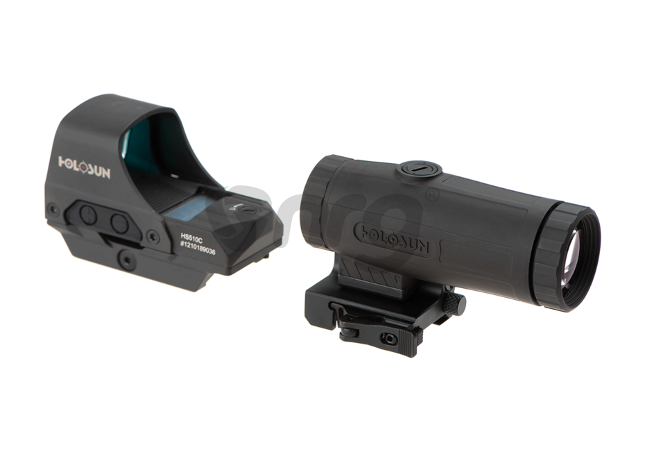 Holosun set red dot HS510C & Magnifier HM3X 12