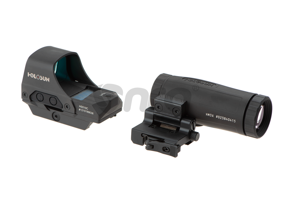 Holosun set red dot HS510C & Magnifier HM3X 10