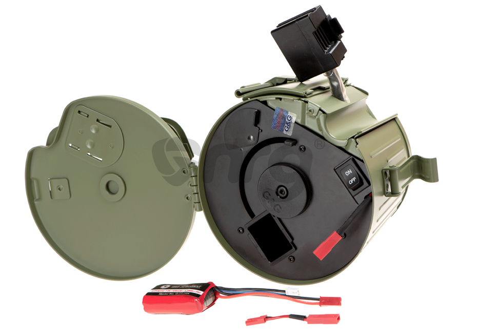 G&G incarcator GMG42 Drum Mag Verde 3