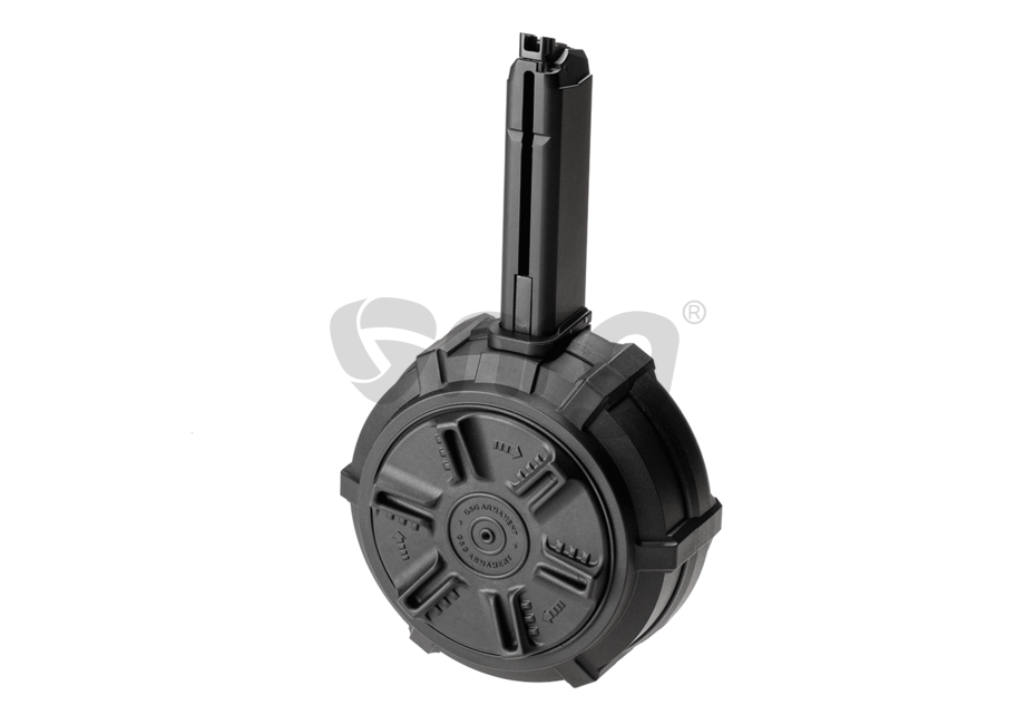 G&G incarcator drum mag SMC9 300 bile Negru 2