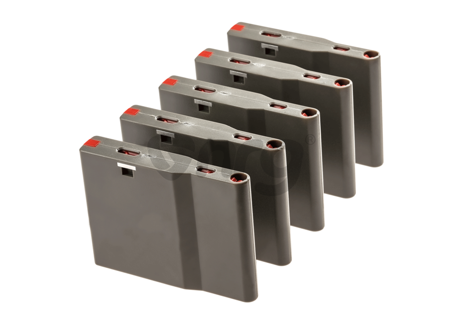 Silverback SRS set 5 incarcatoare plastic 25 bile Verde 3