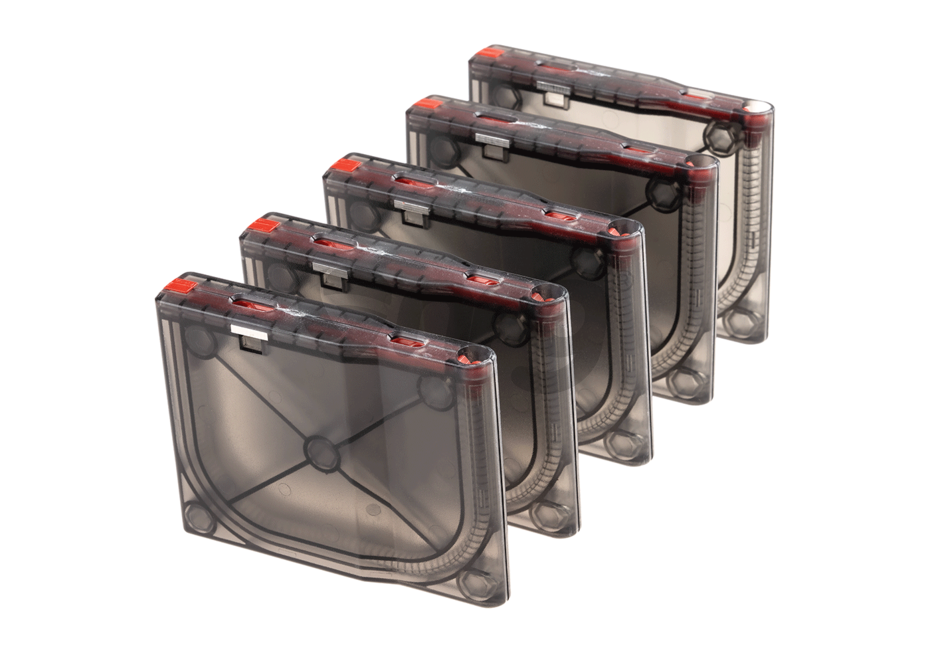 Silverback SRS set 5 incarcatoare plastic 25 bile Transparent 3