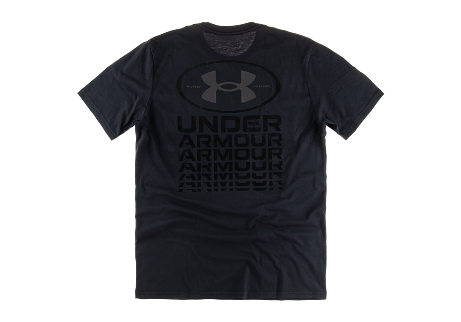 Under Armour tricou UA Armour Repeat SS Negru S 2