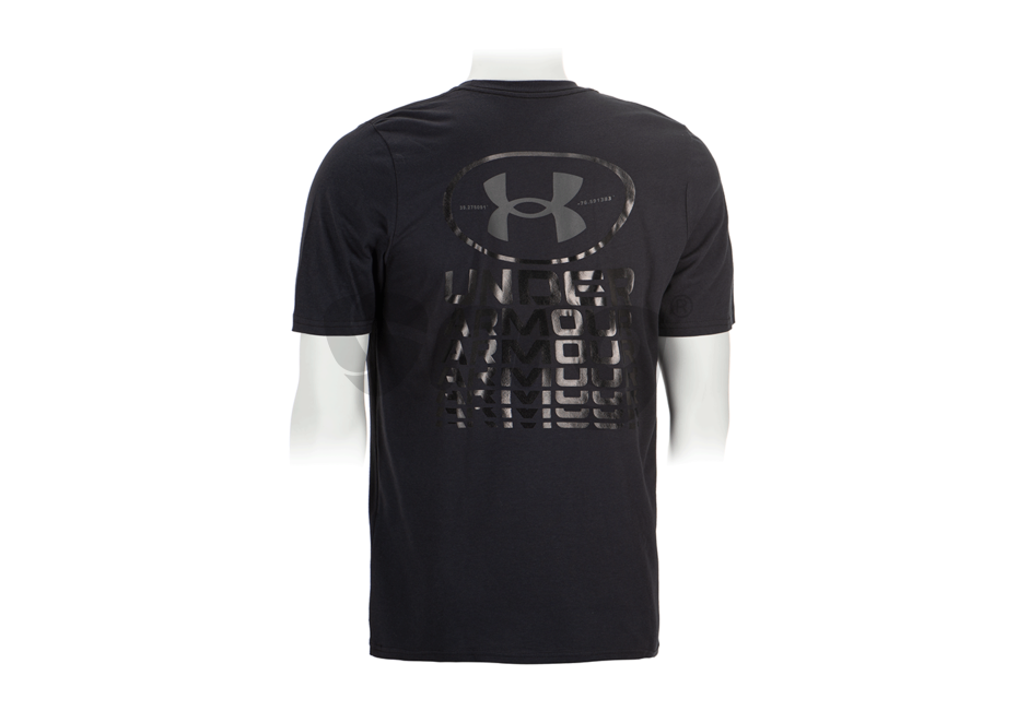 Under Armour tricou UA Armour Repeat SS Negru S