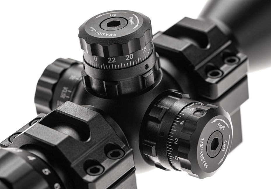 Leapers luneta BugBuster AO Mil-dot 3-12x32 cu inele QD 8