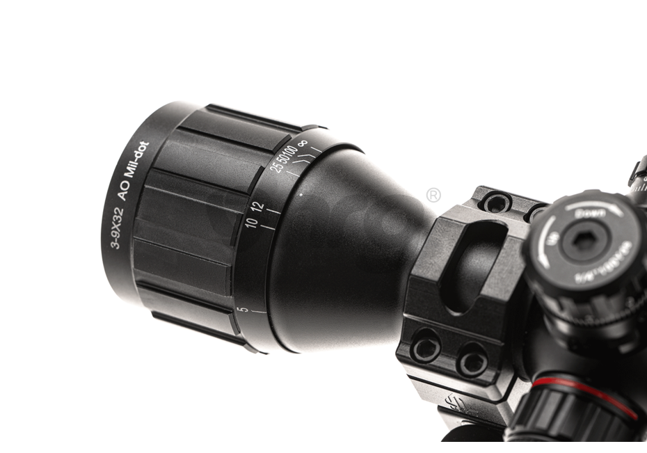 Leapers luneta BugBuster AO RGB Mil-dot 3-9x32 1'' cu inele QD 2