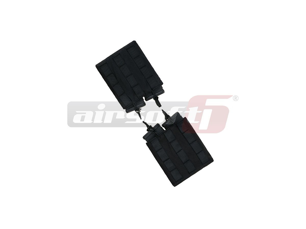 8Fields set buzunare orizontale duble M4 Negru