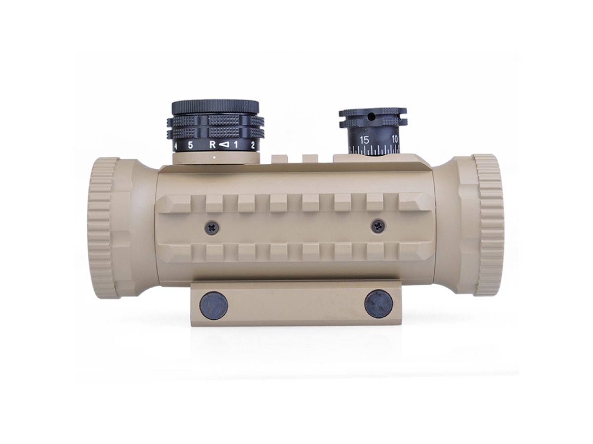 Aim-O dot sight 1x30 cu sine laterale desert 3