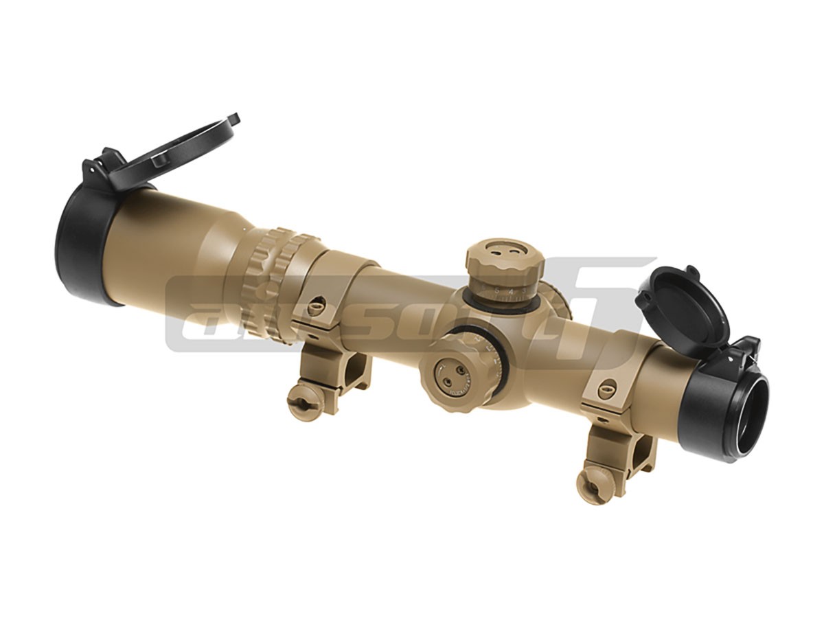 Aim-O luneta tactica 1-4x24 Desert 4