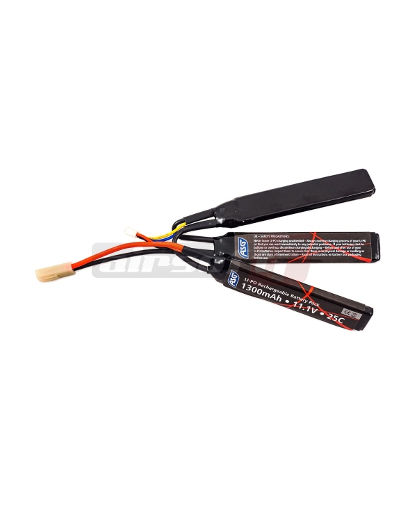 ASG acumulator LiPo 11.1V 1300mAh crane x3