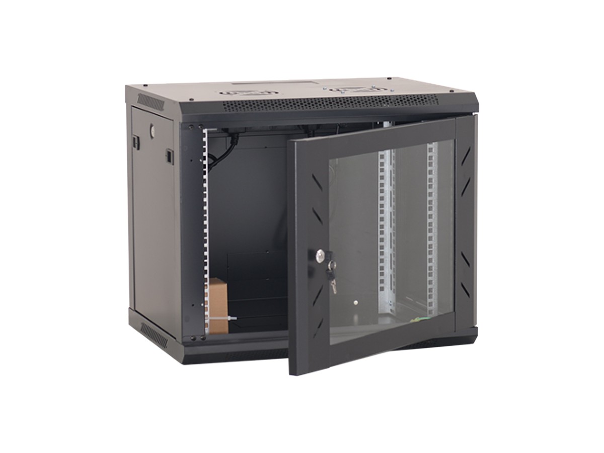 ASYTECH Networking Rack perete 9U 19" 600x450, negru 3