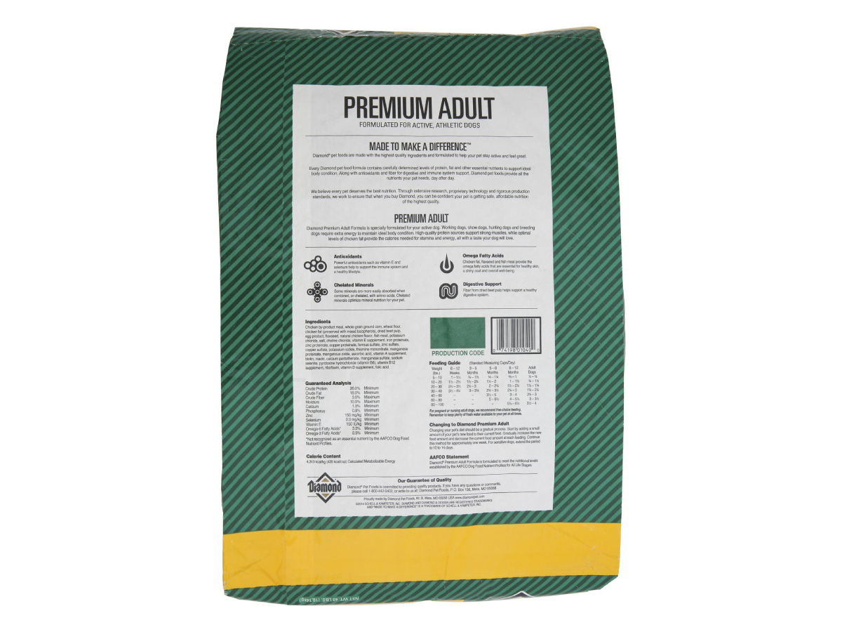 Diamond Premium Adult 22.68kg