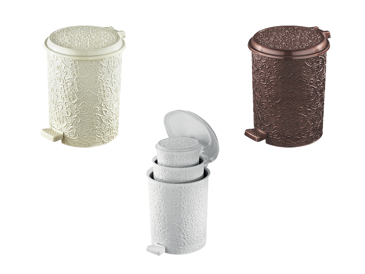 Set 3 piese cos gunoi pedala 320 Spic