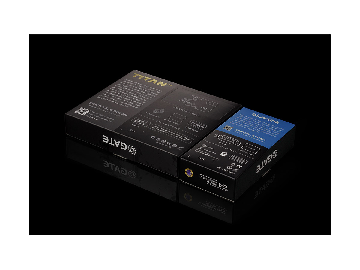 GATE TITAN mosfet expert Blu-Set cablaj fata