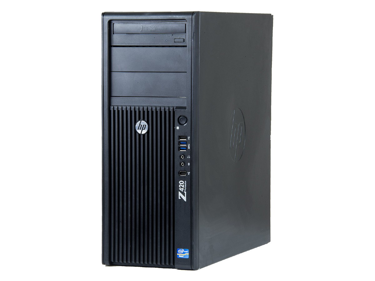 HP Z420 Workstation Tower, DECA CORE Intel® Xeon®  E5-2660 V2, 64GB DDR3 , 480GB SSD,  DVD, ATI FIREPRO V4800, Windows 10 Pro