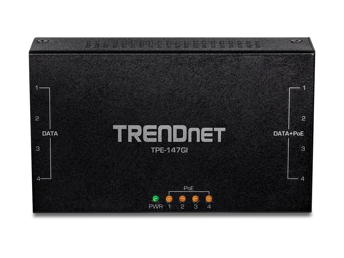 Injector Gigabit 4 x PoE+, putere 65W - TRENDnet 2