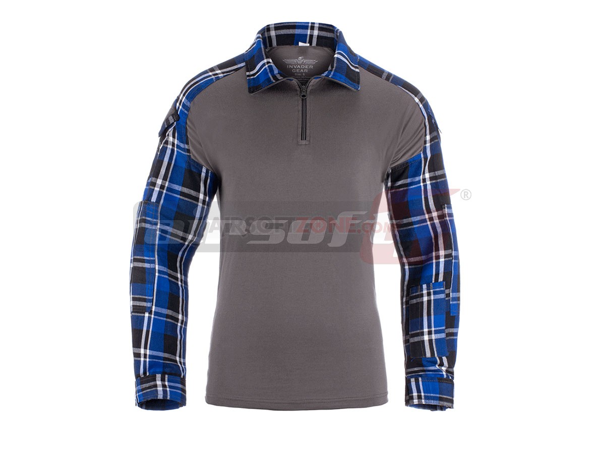  Invader Gear bluza de lupta Flanel Albastru S 2