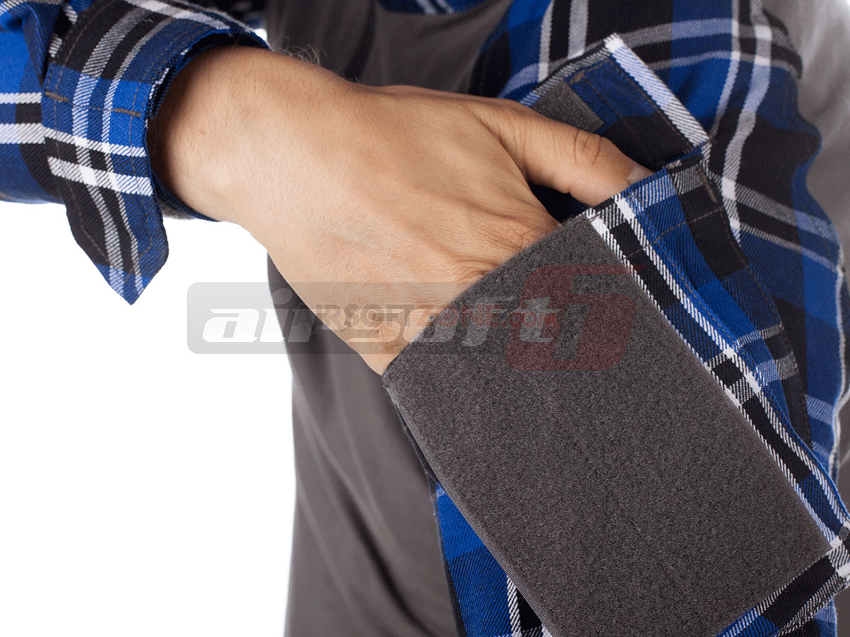  Invader Gear bluza de lupta Flanel Albastru XL 4